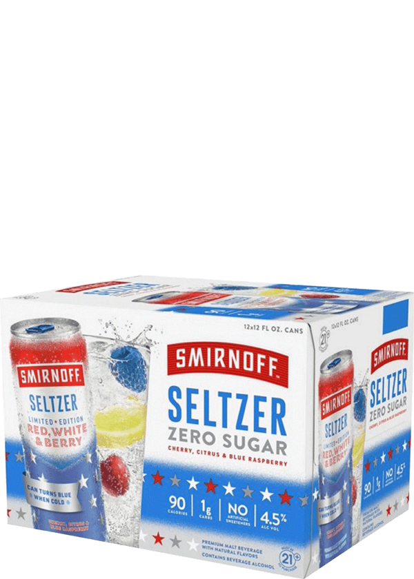 Smirnoff Seltzer Red White & Berry