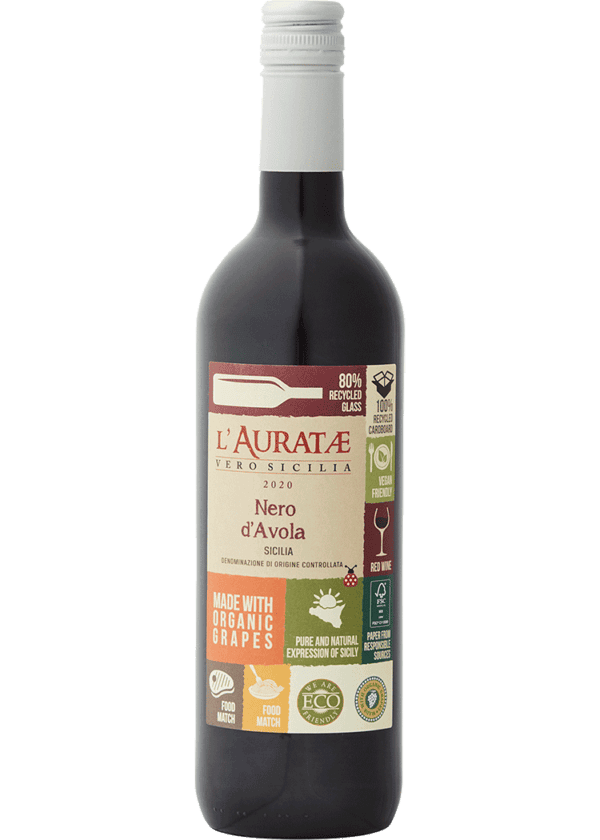 L'Auratae Organic Vegan Nero d'Avola