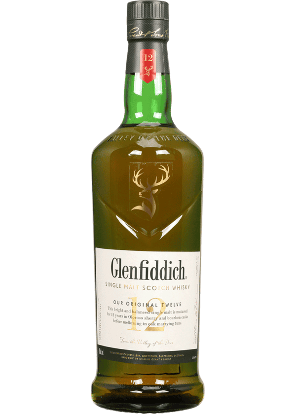 Glenfiddich 12 Year Old Single Malt Scotch Whisky