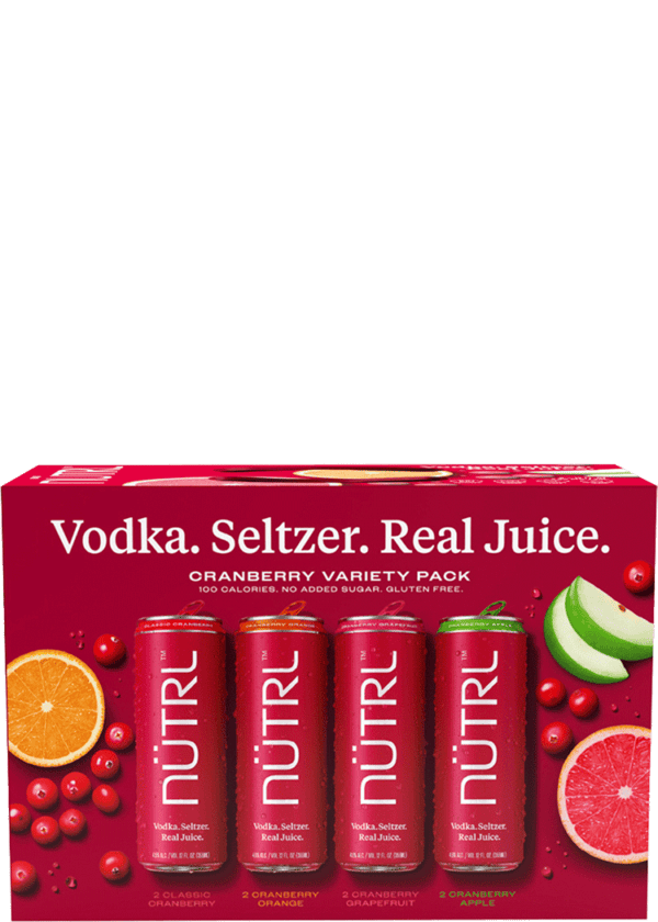 NUTRL Cranberry Hard Seltzer Variety Pack