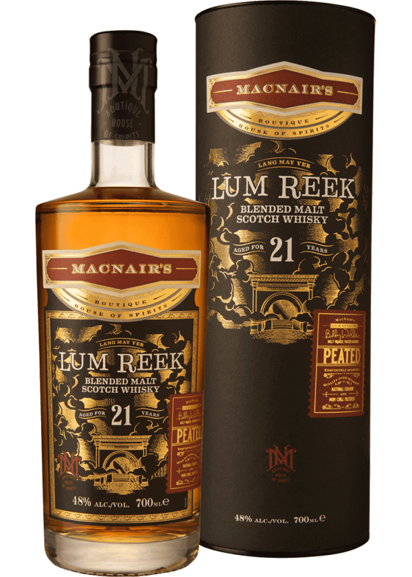MacNair's Lum Reek 21 Year Scotch