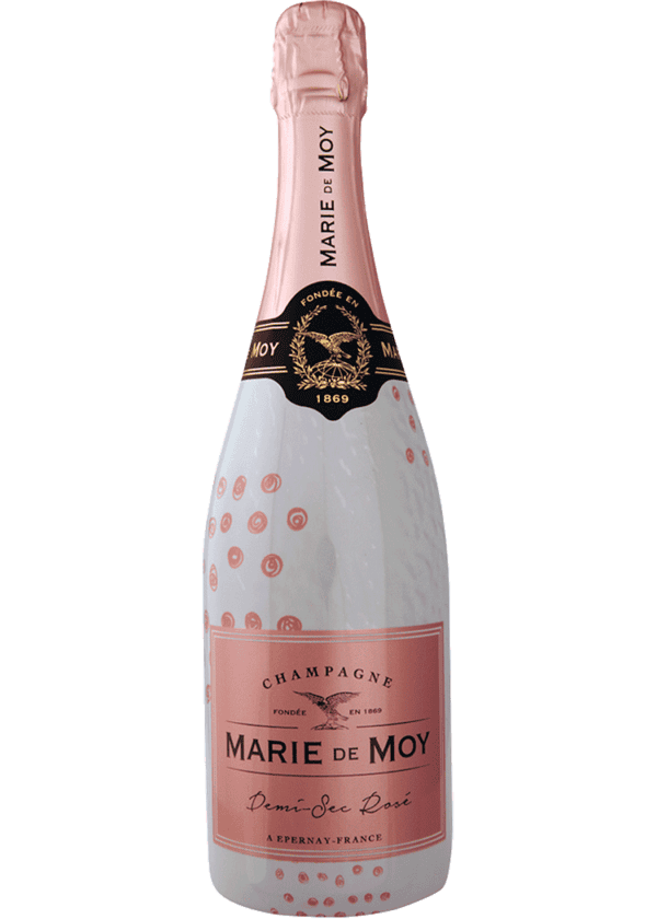Champagne Marie de Moy Demi Sec Rose