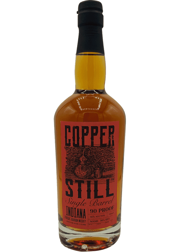 Copper Still Single Barrel Indiana Straight Bourbon Whiskey 36% Rye