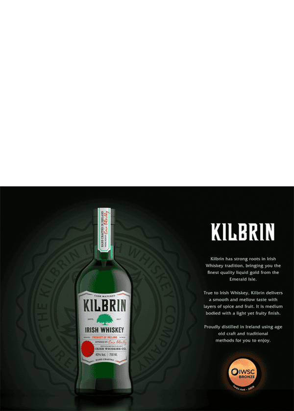 Kilbrin Blended Irish Whiskey - Image 2
