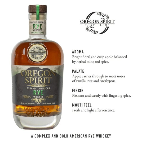 Oregon Spirit Rye Whiskey - Image 2