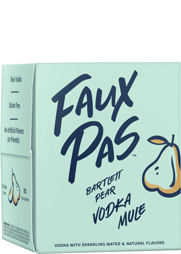Faux Pas Bartlett Pear Vodka Mule