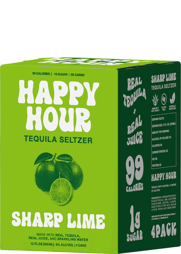 Happy Hour Sharp Lime Tequila Seltzer