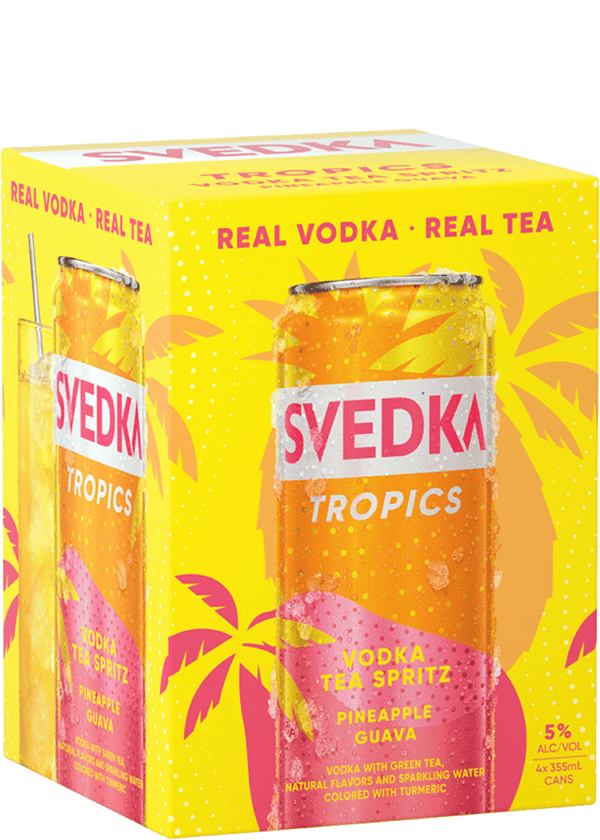 SVEDKA Tropics Pineapple Guava Vodka Tea Spritz
