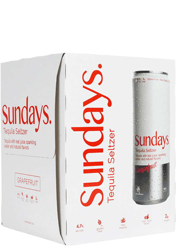 Los Sundays Grapefruit Tequila Seltzer