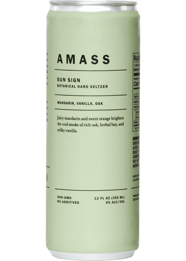 Amass Hard Seltzer Sun Sign