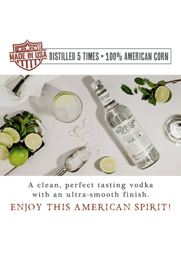 The American Plains Vodka - Image 3