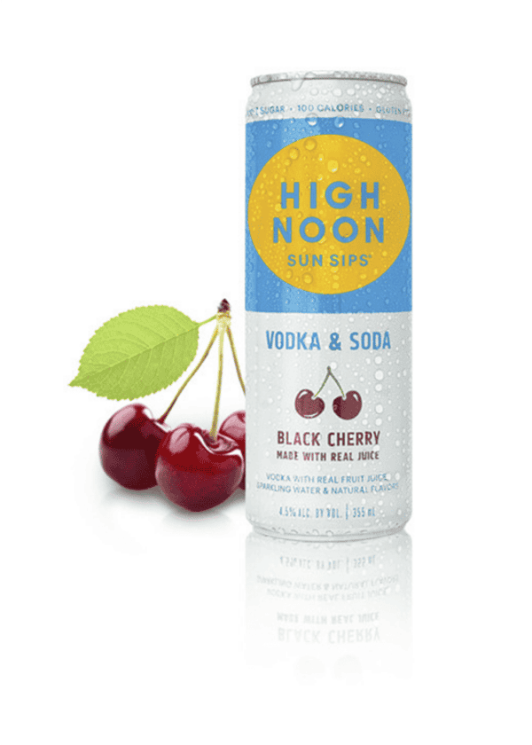 High Noon Hard Seltzer Vodka Black Cherry - Image 2