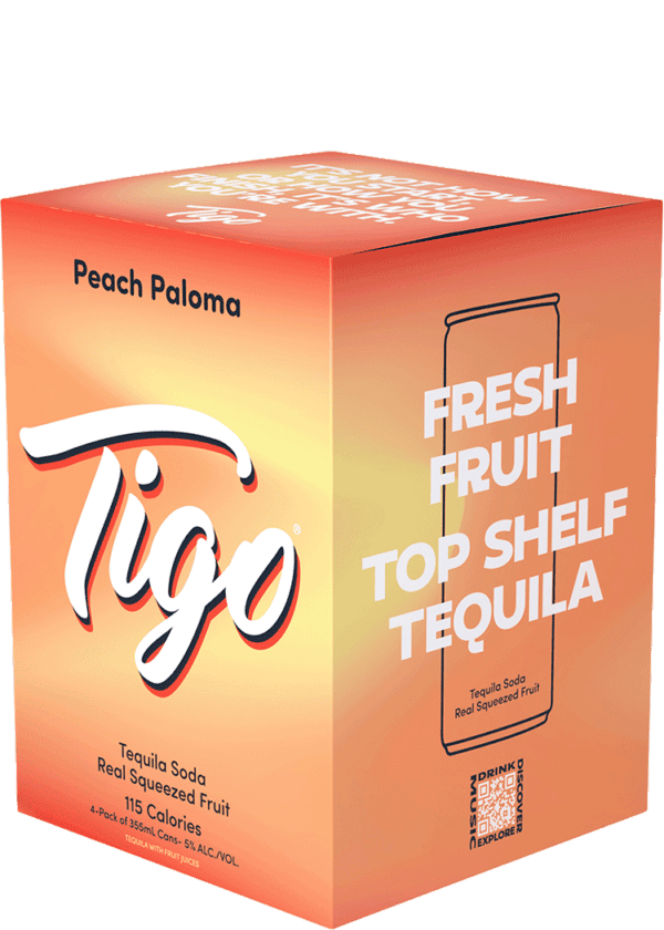 Tigo Peach PalomaTequila Soda