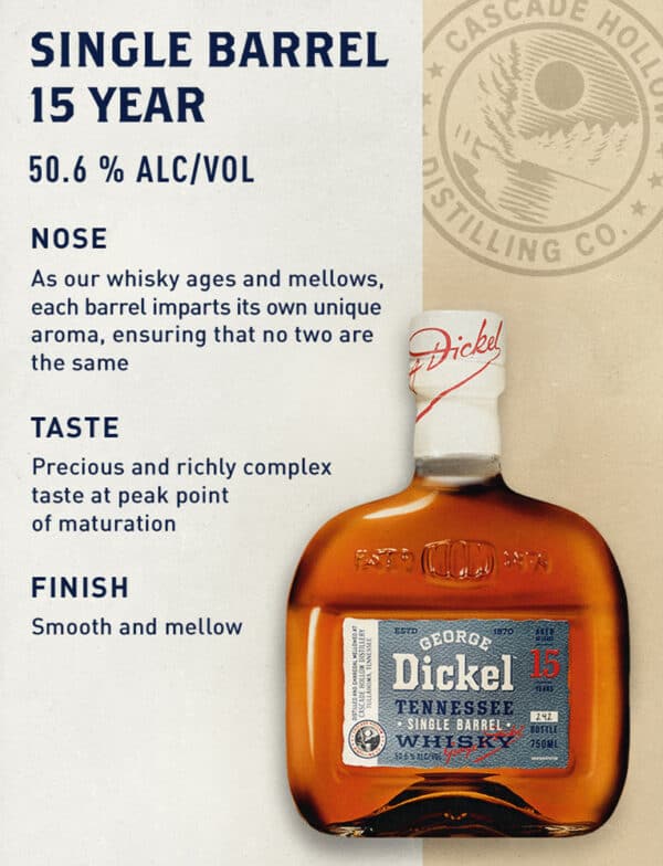 George Dickel 15 Year Single Barrel Select - Image 2