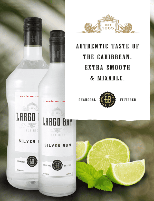 Largo Bay Silver Rum - Image 3