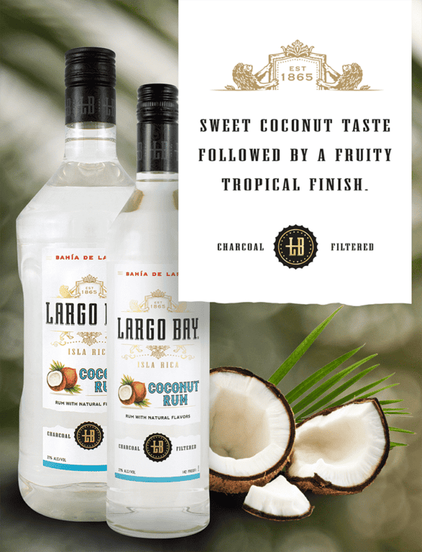 Largo Bay Coconut Rum - Image 3