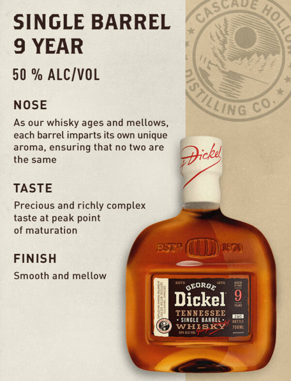 George Dickel 9 Year Single Barrel Select - Image 2