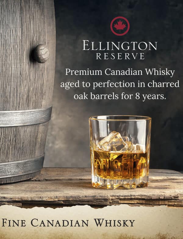 Ellington Reserve 8 Year Canadian Whisky - Image 2
