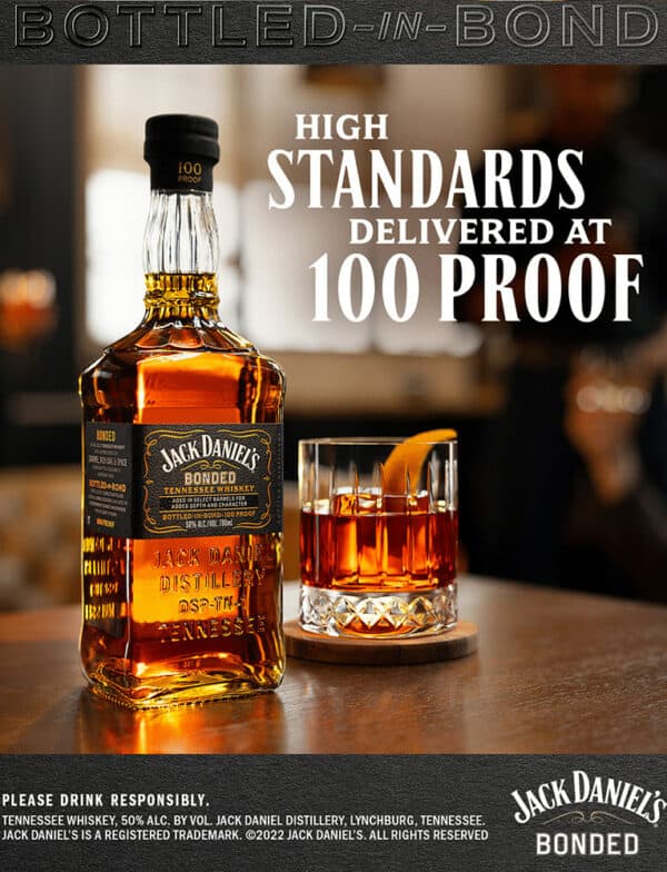 Jack Daniels Bonded Tennessee Whiskey - Image 2