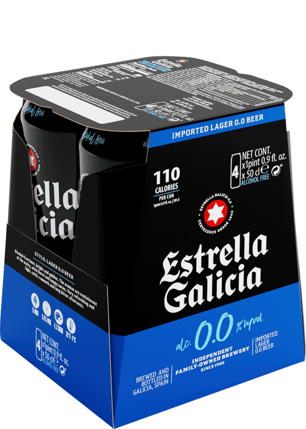 Estrella Galicia 0.0 Non-Alcoholic Lager