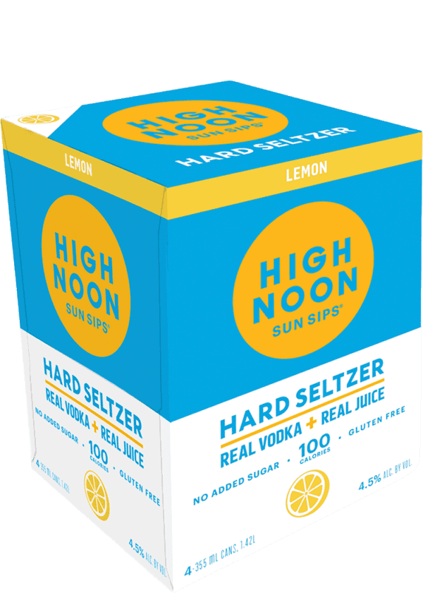 High Noon Hard Seltzer Vodka Lemon