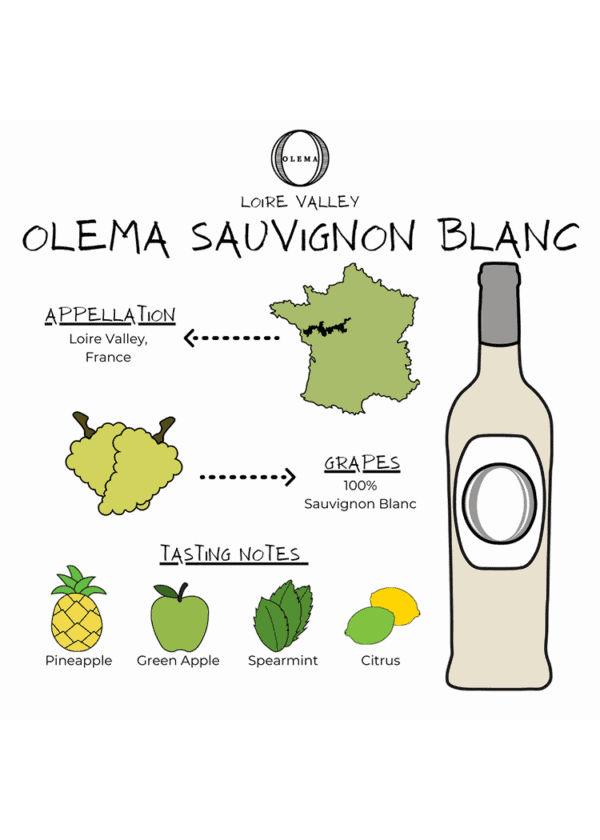 Olema Sauvignon Blanc Loire, 2021 - Image 4