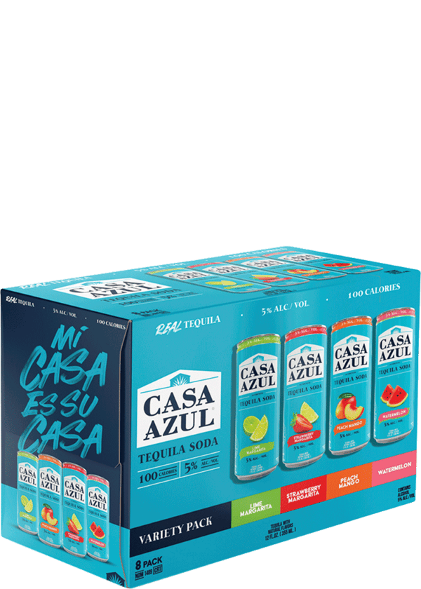 Casa Azul Tequila Soda Variety Pack