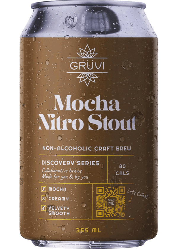 Gruvi Non Alcoholic Mocha Nitro Stout