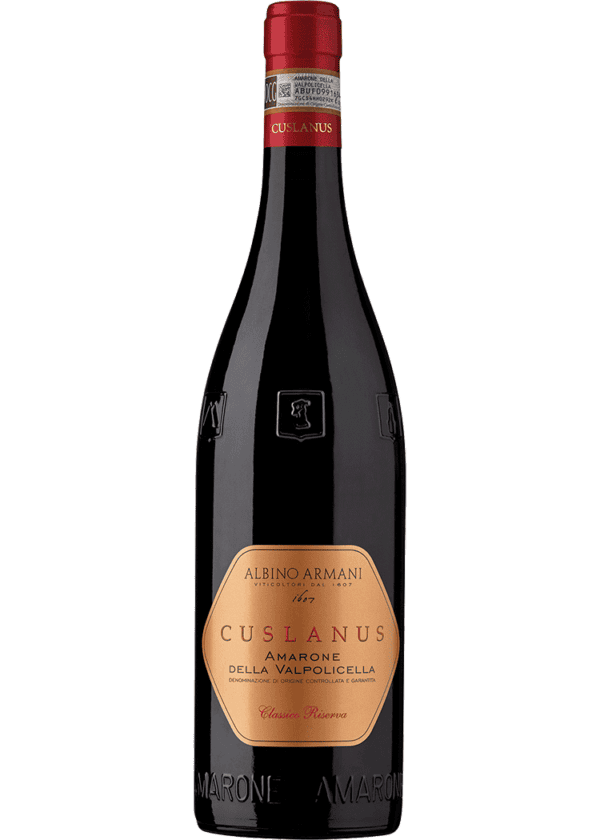Armani Cuslanus Amarone Della Valpolicella Classico Riserva, 2015
