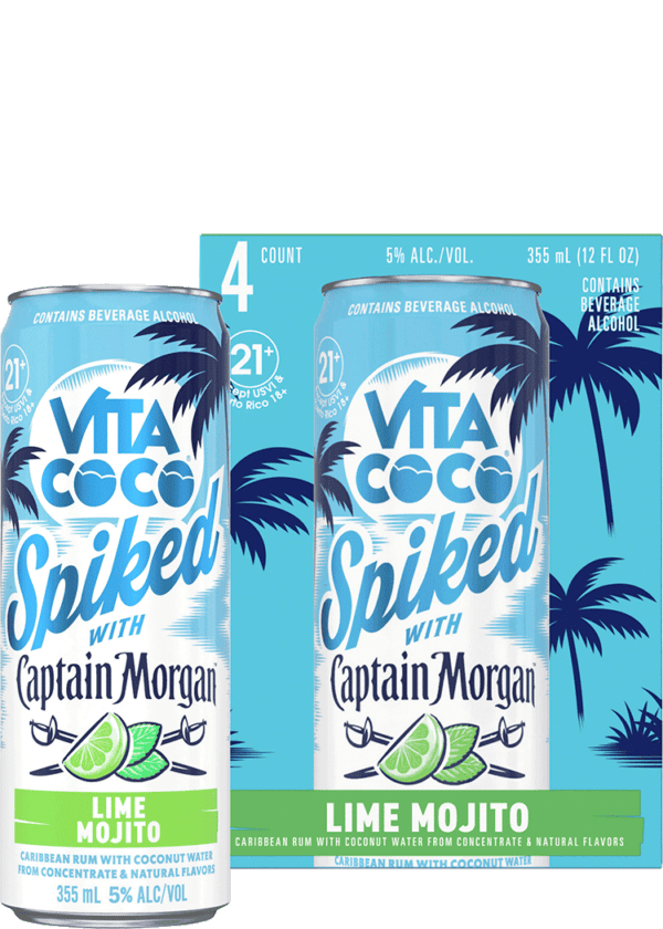 Vita Coco Spiked with Capt Morgan Lime Mojito