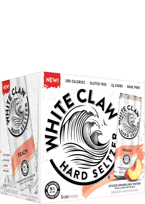 White Claw Hard Seltzer Peach