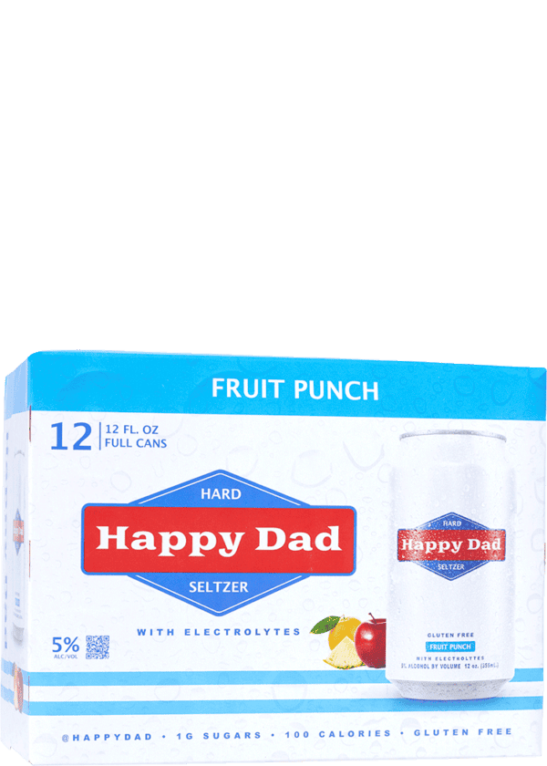Happy Dad Hard Seltzer Fruit Punch