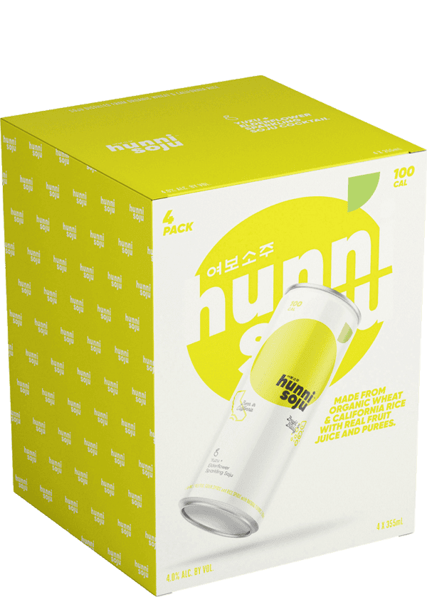 Hunni Yuzu+Elderflower Sparkling Soju
