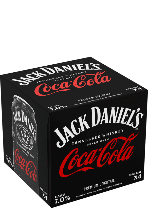 Jack Daniels & Coca-Cola Canned Cocktail