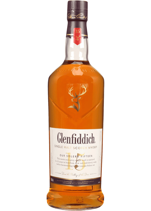 Glenfiddich 15 Year Old Solera Reserve Single Malt Scotch Whisky