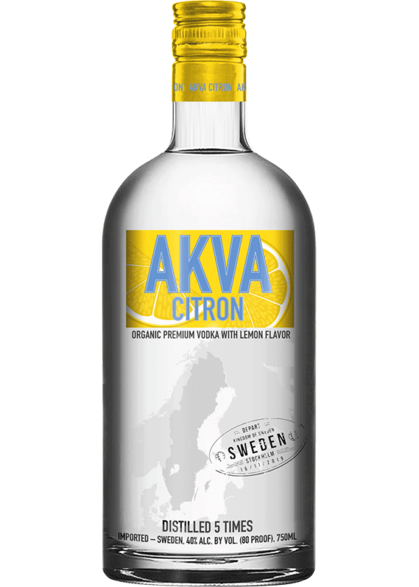 Akva Citron Swedish Vodka