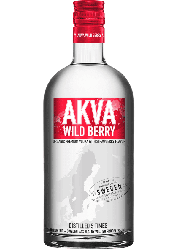Akva Wild Berry Swedish Vodka