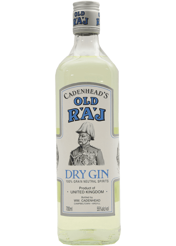 Old Raj Gin Blue Label 110 Proof