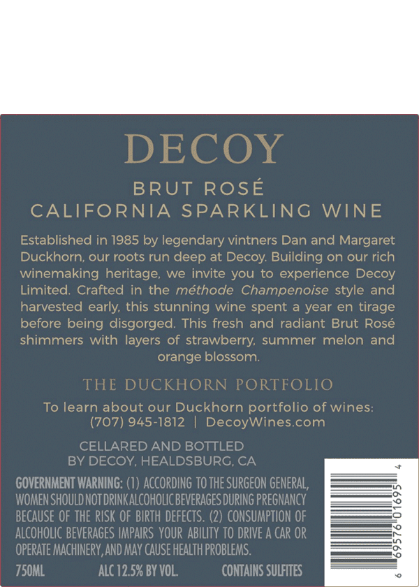 Decoy Limited Brut Rose' - Image 2
