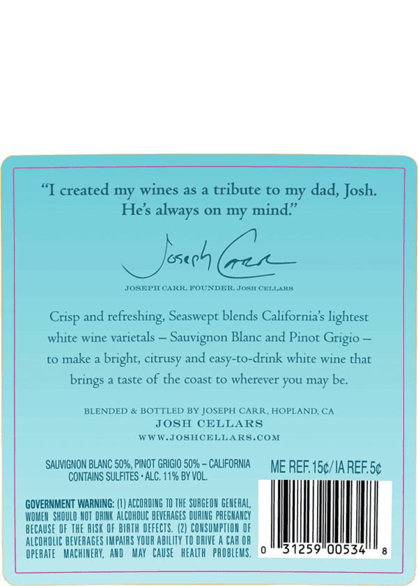 Josh Cellars Seaswept - Image 2