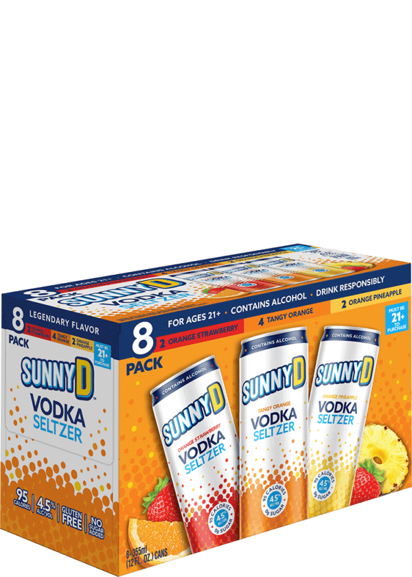 SunnyD Vodka Soda Variety Classic Pack