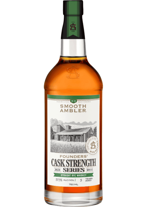 Smooth Ambler Founders Cask Strength Rye Whiskey