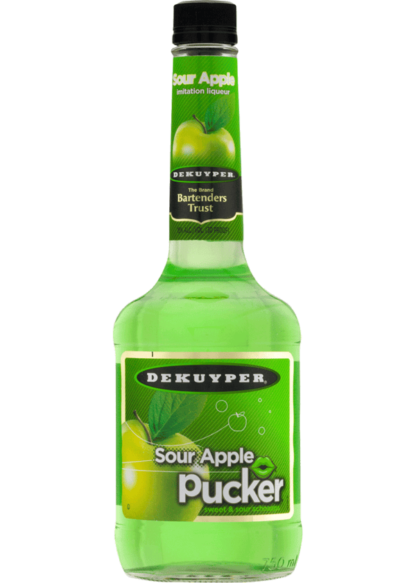 DeKuyper Sour Apple Pucker Liqueur