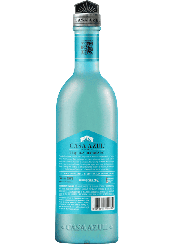 Casa Azul Organic Reposado Tequila - Image 2
