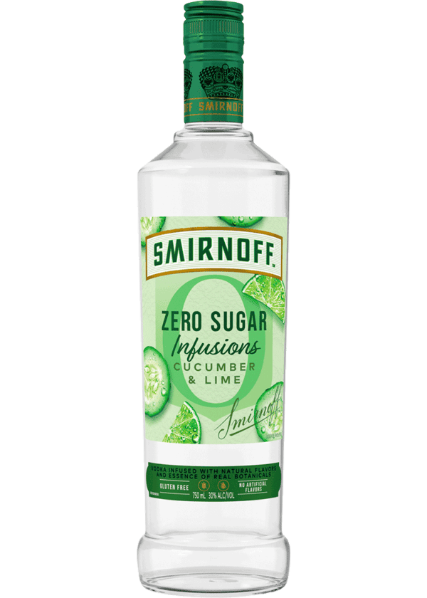 Smirnoff Zero Sugar Infusions Cucumber & Lime Vodka