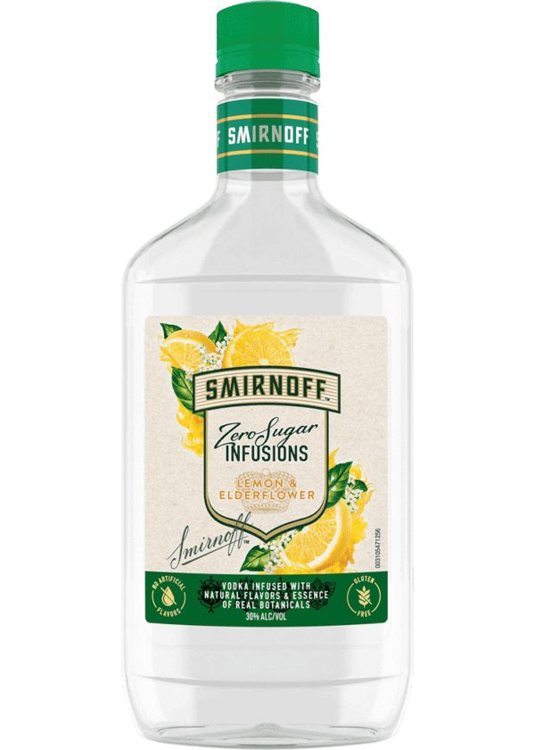Smirnoff Zero Sugar Infusions Vodka Lemon & Elderflower Vodka