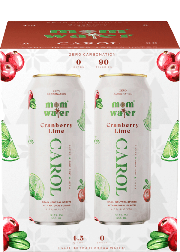 Mom Water Cranberry Lime Carol