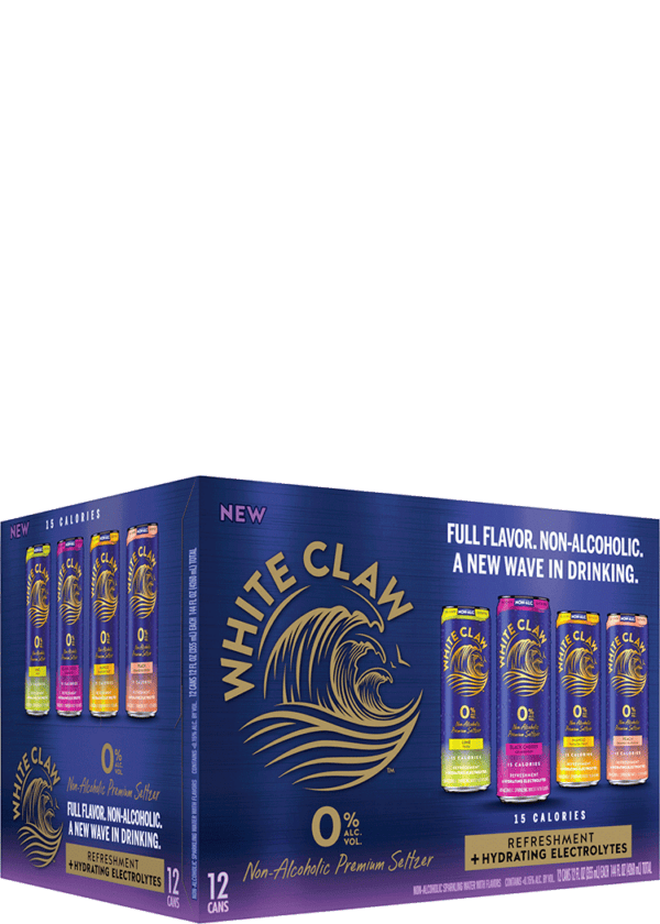 White Claw Non-Alcoholic 0% Variety Pack