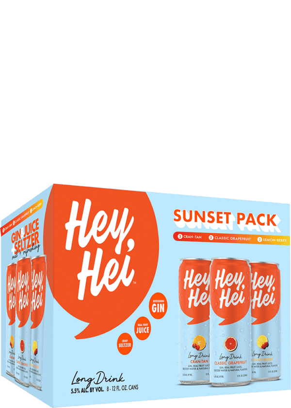 Hey Hei Sunset Hard Seltzer Variety