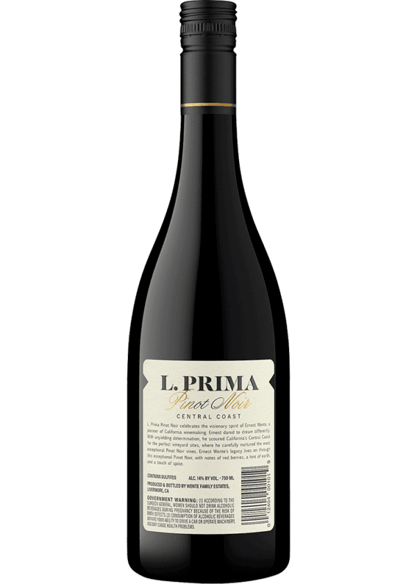 L. Prima Pinot Noir Central Coast - Image 2